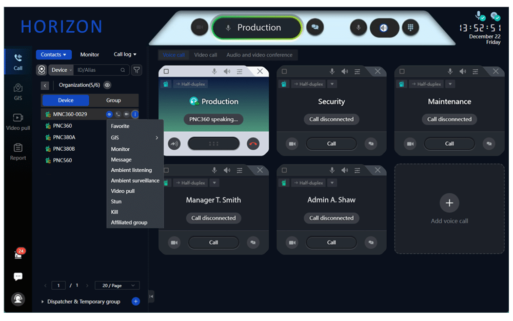 HORIZON_Distpatch_InstantCalling